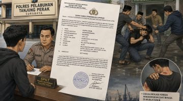 Diduga Jadi Korban Pengeroyokan di Majelis Dzikir, Pemuda Surabaya Resmi Lapor ke Polres Pelabuhan Tanjung Perak