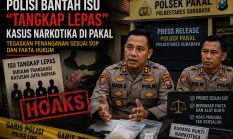 Polisi Tegaskan Tidak Ada Praktik “Tangkap Lepas” Kasus Narkotika di Pakal, Penanganan Berdasarkan Fakta dan Alat Bukti